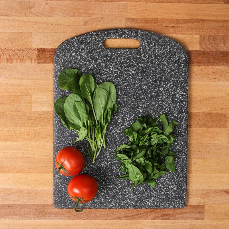 Dexas Decorator House SuperBoard Cutting Board with Rounded Corners, 12 by 16 inches, Heavy Granite - Image 2